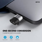 AX119 Adaptador Micro USB/V8 a Lightning -Lenyes