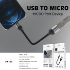AX120 OTG Micro USB/V8 -Lenyes