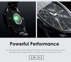 LENYES LW-253 Smartwatch Monitor Salud SpO2 Modos Deportivos 5-7 Días IP67 Negro