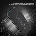 LENYES S856 Altavoz Bluetooth Portátil IPX6 TWS 10h + 2 Micrófonos Negro