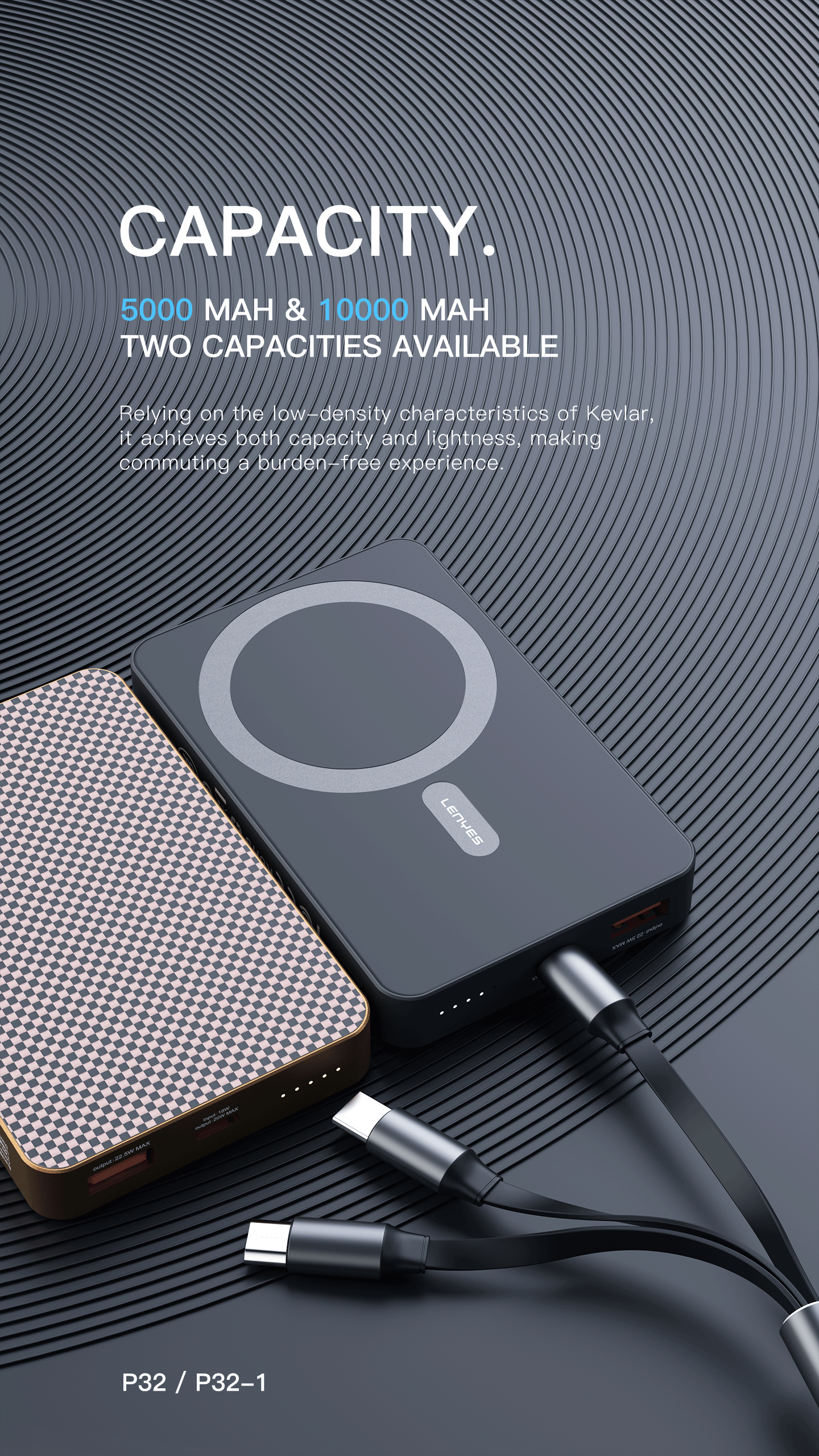 Powerbank 5.000 mAH Magnético P32