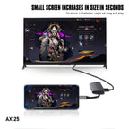 AX125 Adaptador lightning a DC3.5 M/F -negro Lenyes