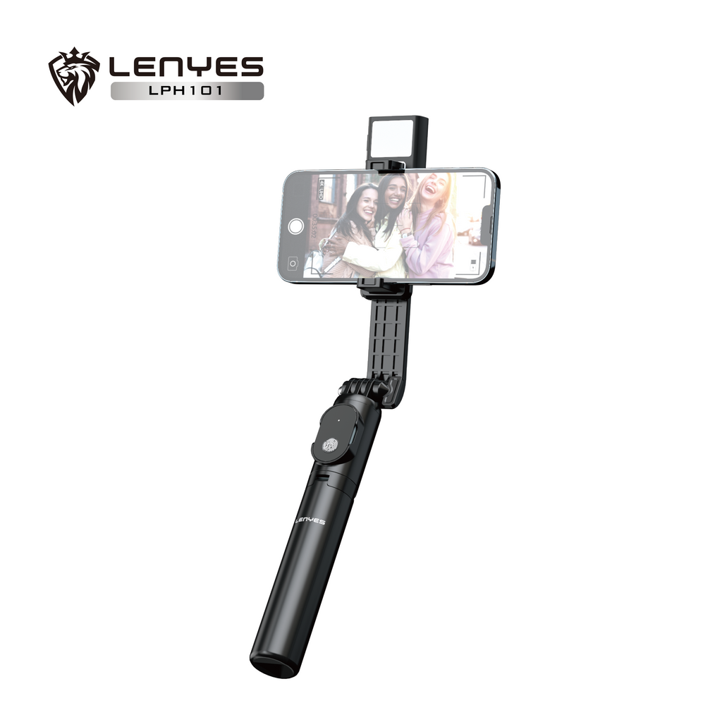Palo Selfie Trípode | Estabilizador de 1 Eje y Control Remoto| LPH101
