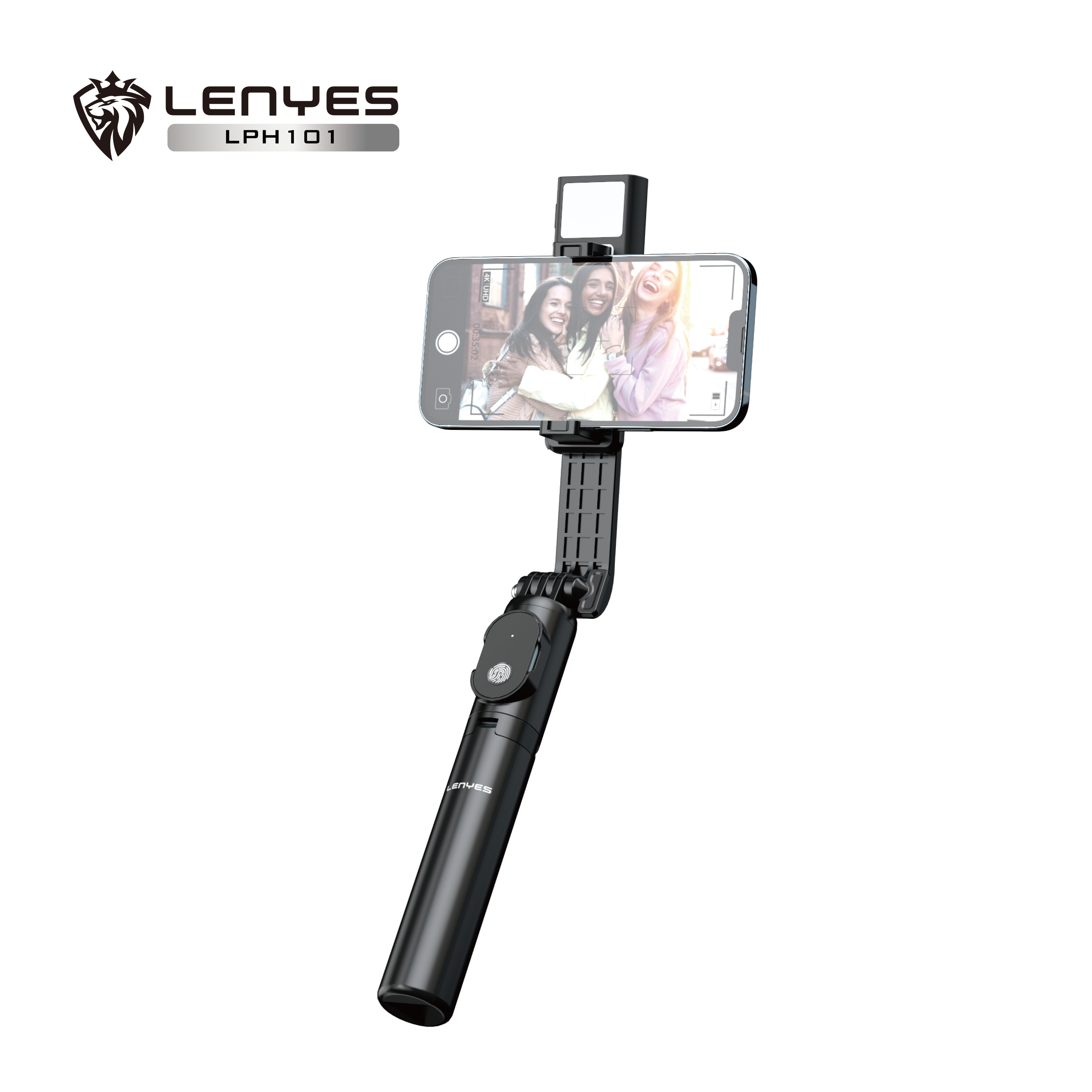 Palo Selfie Trípode | Estabilizador de 1 Eje y Control Remoto| LPH101