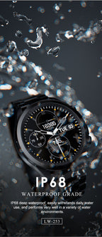 LENYES LW-253 Smartwatch Monitor Salud SpO2 Modos Deportivos 5-7 Días IP67 Negro