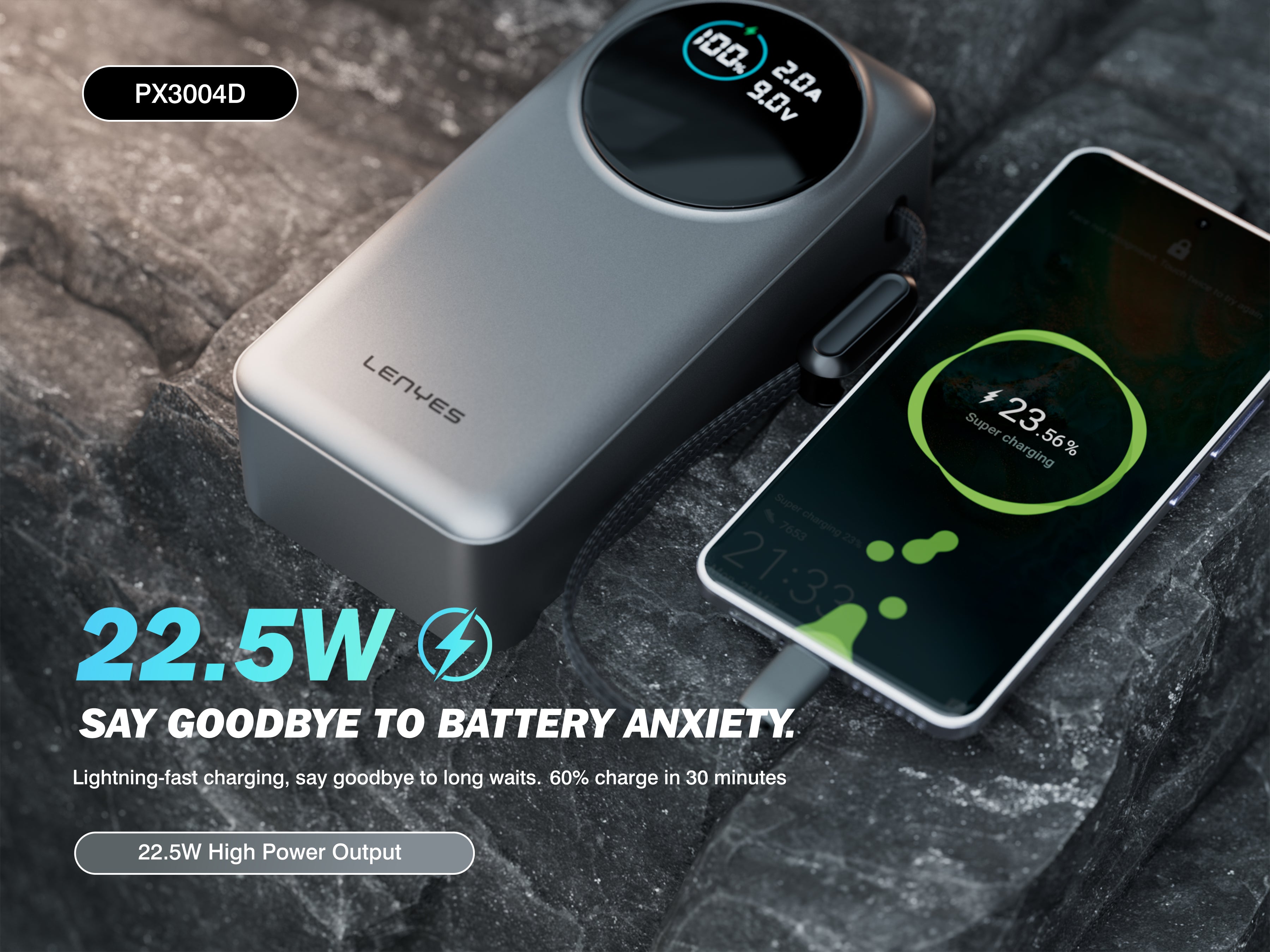 Powerbank 30.000mAH PX3004D