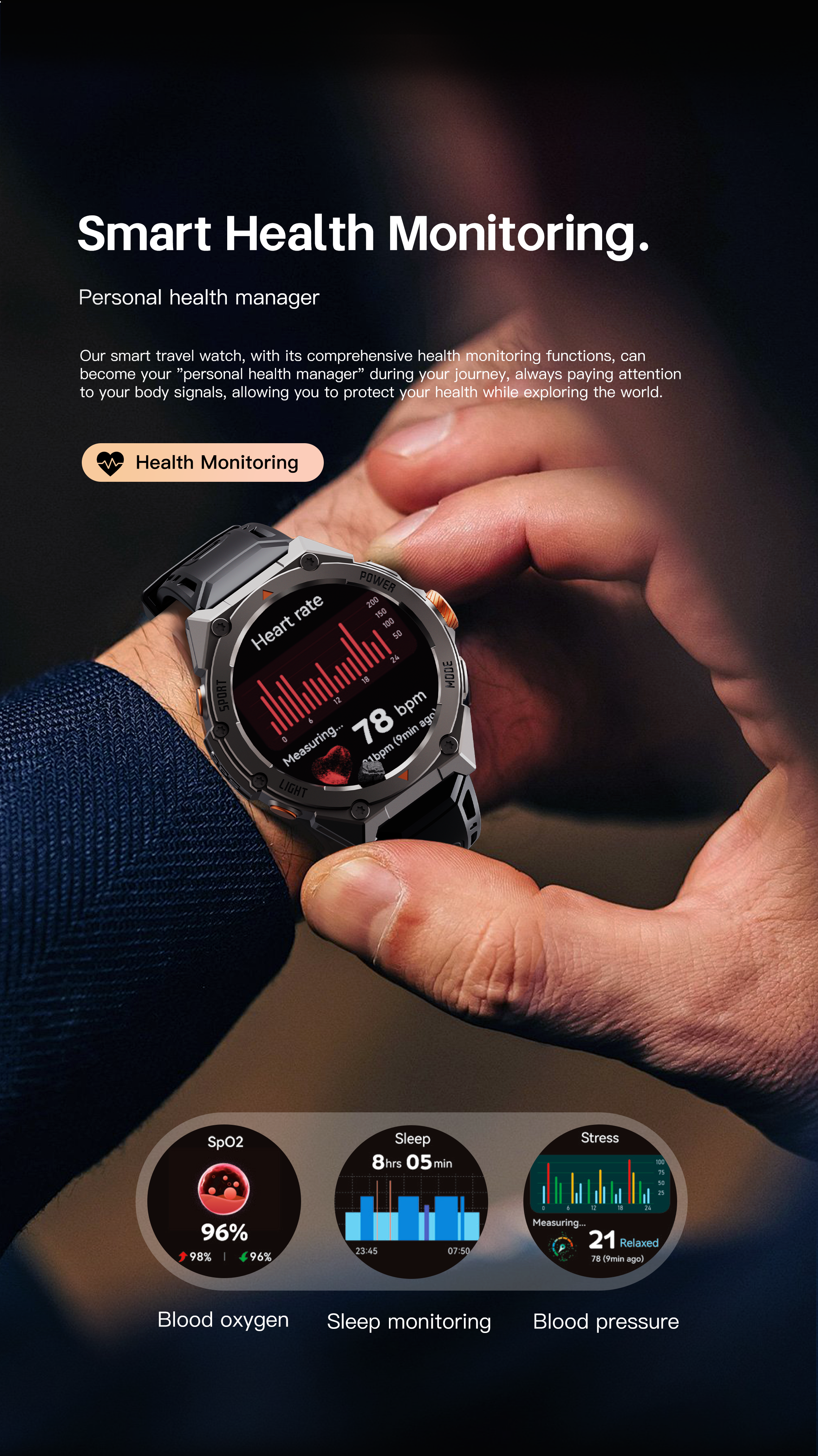 Lenyes VITA GPS Doble Frecuencia | Mapas Offline y 4GB Flash | 5ATM Pro