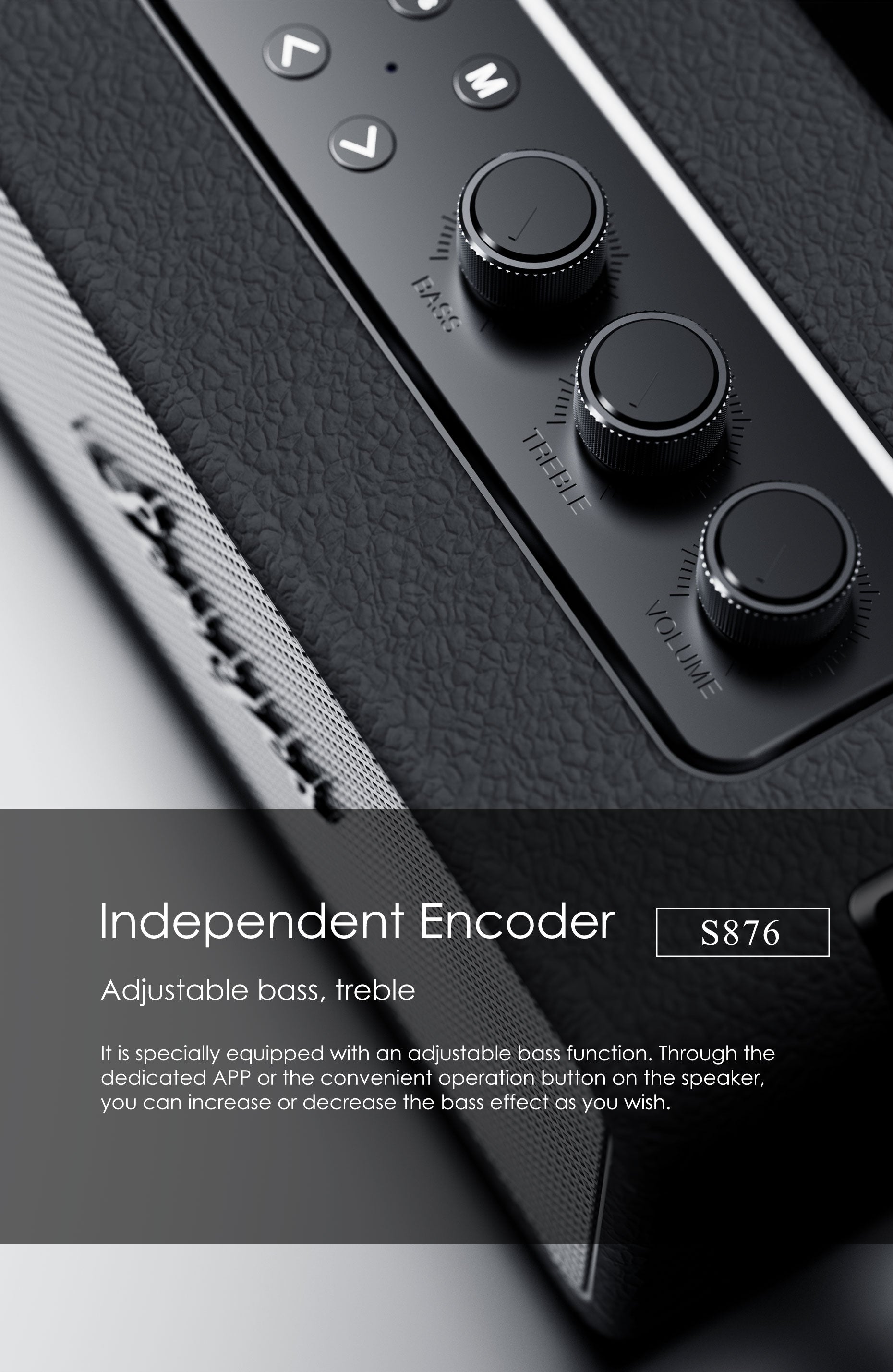 LENYES S876 Altavoz Bluetooth Inalámbrico IPX6 TWS Alta Fidelidad Blanco