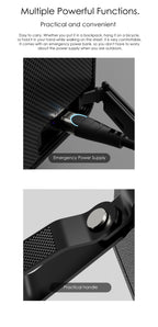 LENYES S876 Altavoz Bluetooth Inalámbrico IPX6 TWS Alta Fidelidad Negro