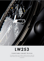 LENYES LW-253 Smartwatch Monitor Salud SpO2 Modos Deportivos 5-7 Días IP67 Negro