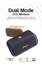 LENYES S891 Altavoz Bluetooth Potencia Extrema IPX6 TWS 15 Horas Blanco