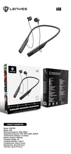 LENYES A56 Auriculares Inalámbricos Bluetooth de Banda para el Cuello 80 Horas