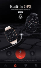 LENYES AERIS Smartwatch Mujer Rosa Monitor Salud SpO2 5-7 Días IP67 Rosa