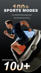 LENYES AISTAR Smartwatch AI Asistente Voz Monitor Salud SpO2 7-10 Días IP67 Negro