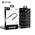 AX133-I Adaptador lightning a DC3.5 M/F -negro Lenyes