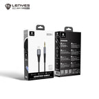 AX134-I Cable lightning a DC3.5 M/M -negro Lenyes