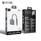 AX136 Adaptador auriculares DC3.5/Tipo-C -Lenyes