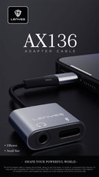 AX136 Adaptador auriculares DC3.5/Tipo-C -Lenyes