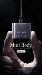 AX136 Adaptador auriculares DC3.5/Tipo-C -Lenyes