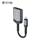 LENYES AX137-TC Lector Tarjetas SD/TF USB-C Android Aluminio