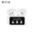 LENYES AIR 11 Auriculares TWS Bluetooth 5.4 Pantalla Táctil LED ENC Blanco