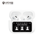 LENYES AIR 11 Auriculares TWS Bluetooth 5.4 Pantalla Táctil LED ENC Blanco