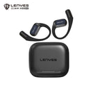 LENYES AIR 201 BLACK Auriculares Bluetooth 5.4 Deportivos con Gancho de Oreja - Resistentes al Sudor