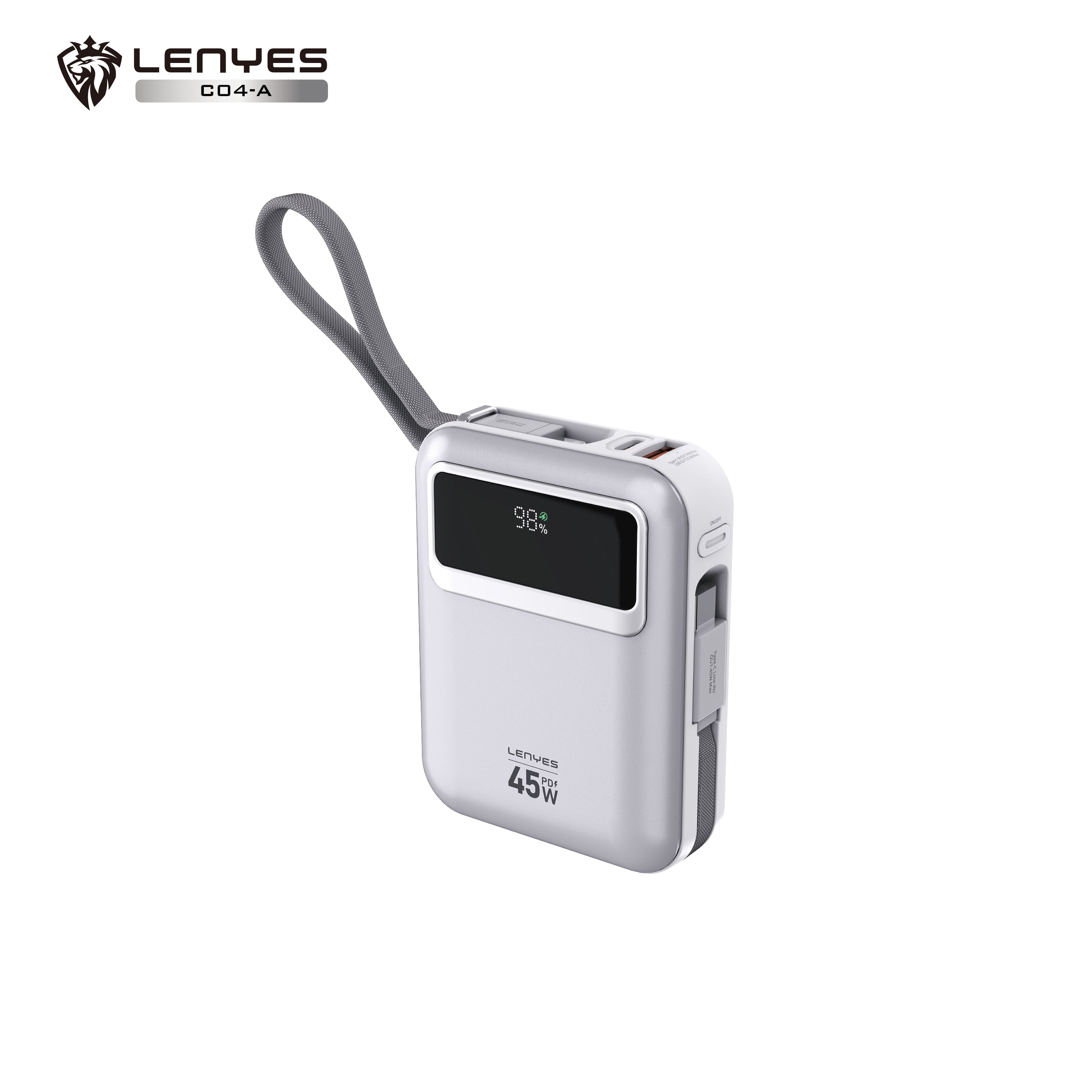 Powerbank 10.000mAH C04-A SILVER