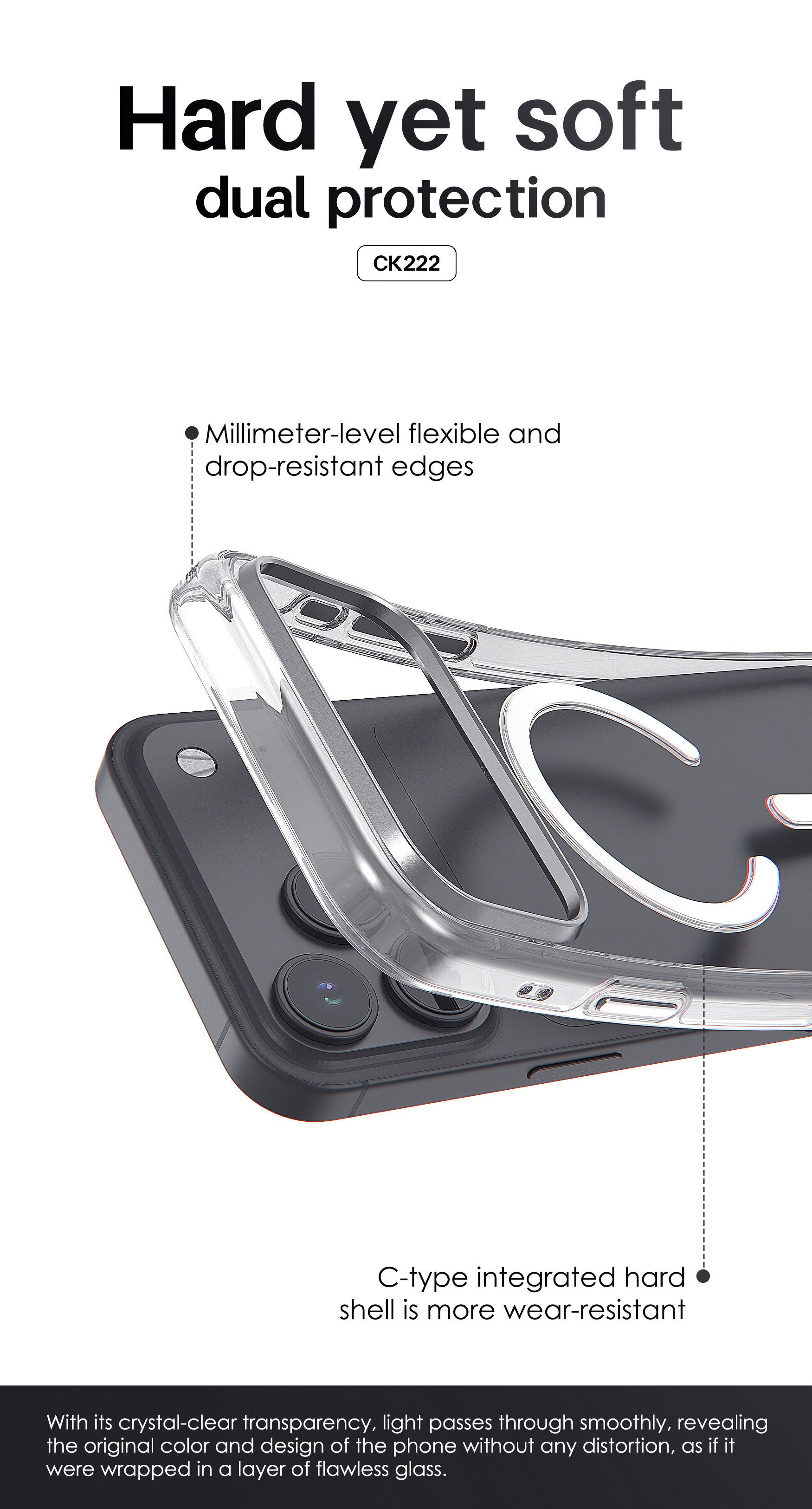 Funda Crystal Armor iPhone CK222