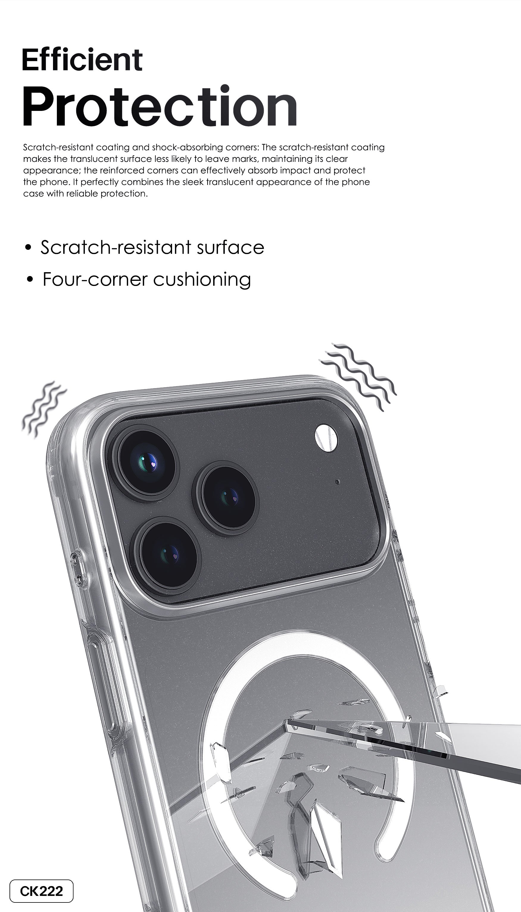 Funda Crystal Armor iPhone CK222