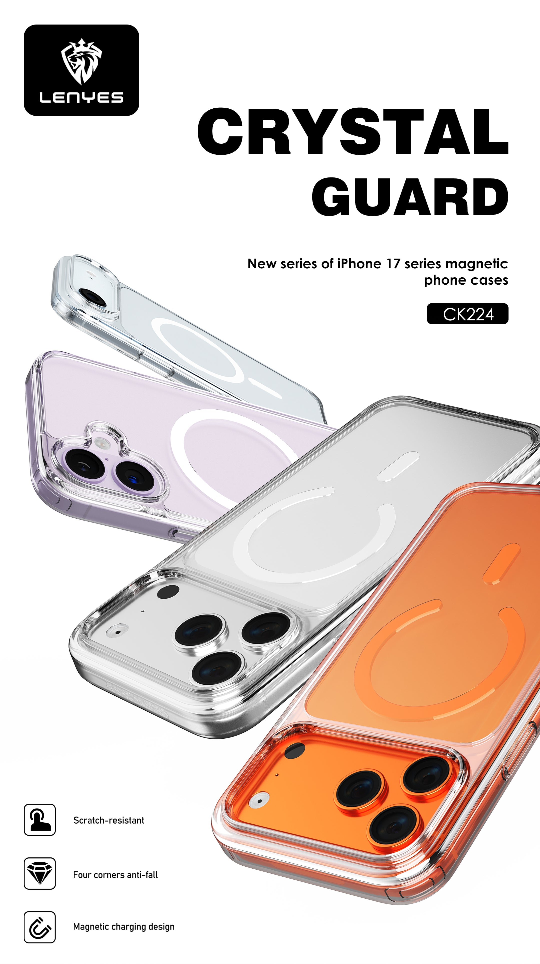 Funda Crystal Guard iPhone CK224