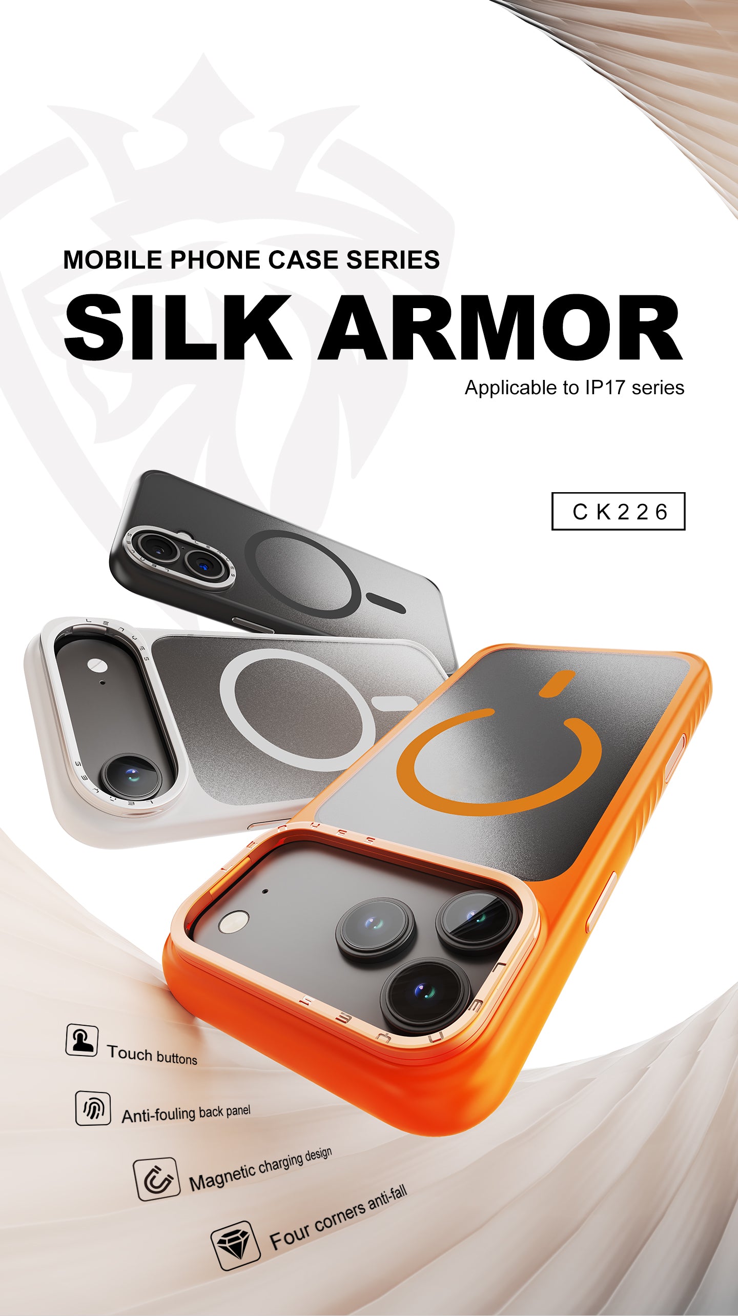 Funda Silk Armor iPhone CK226