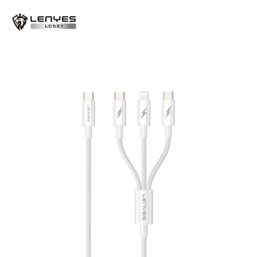 Cable Trenzado 3 en 1 LENYES LC521