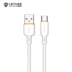 LENYES LC548 TC Cable de Silicona USB-A a USB-C 12W Carga Diaria
