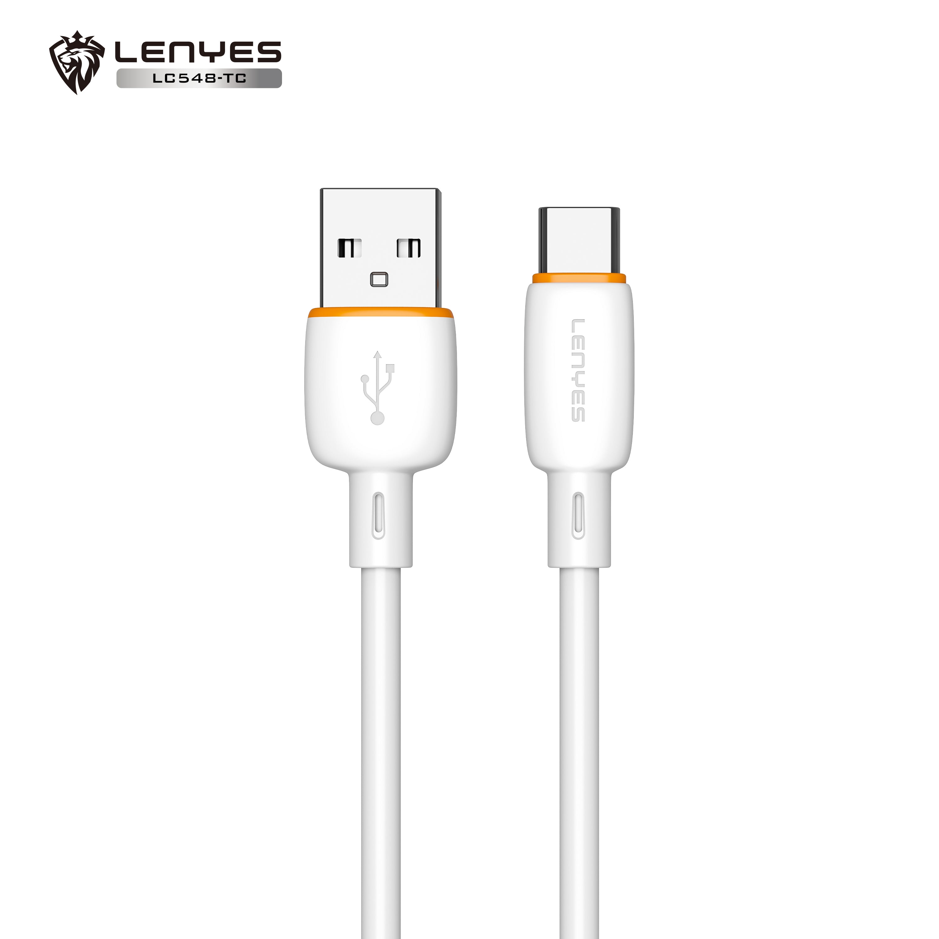 LENYES LC548 TC Cable de Silicona USB-A a USB-C 12W Carga Diaria