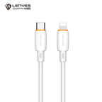 LENYES LC548 TC-I Cable de Silicona USB-C a Lightning 27W Carga Rápida
