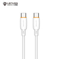 LENYES LC548 TC-TC Cable de Silicona USB-C a USB-C 60W