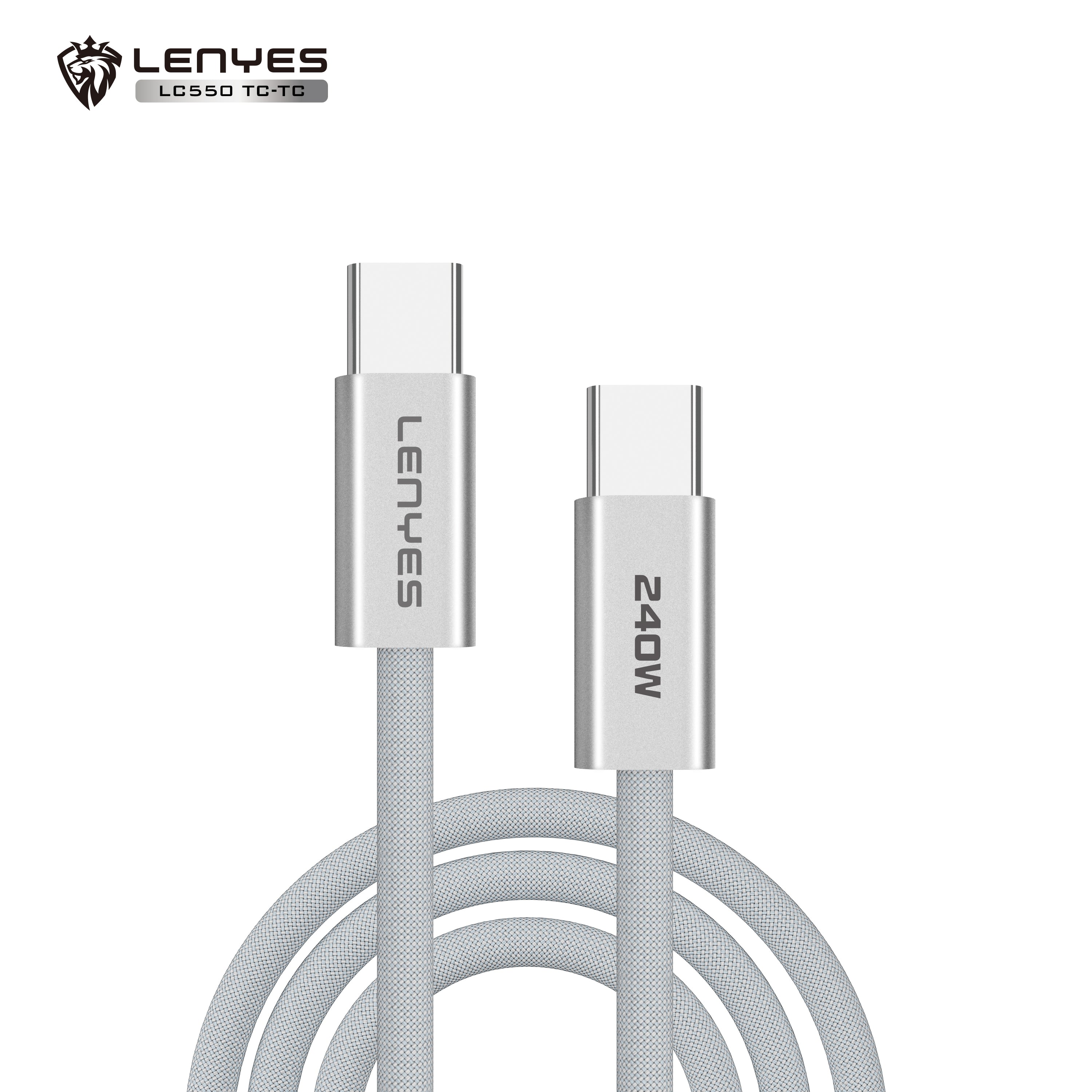 LENYES LC550 Cable de Datos USB-C a USB-C 240W