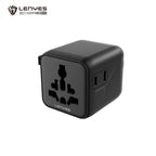 LENYES LCH30 Adaptador de Viaje Universal 2500W - Compatible con UK, EU, USA, AU - Cobre Puro