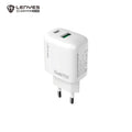 LENYES LCH93-EU Cargador Dual 30W USB-C + USB-A Carga Rápida Blanco