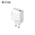 LENYES LCH96-EU Cargador GaN 65W 3 Puertos USB-C x2 + USB-A Blanco
