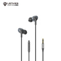 LENYES LF106-AUX Auriculares Cable 3.5mm 10mm Micrófono HD Controles Negro