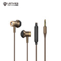 LENYES LF109-AUX Auriculares con Cable Jack 3.5mm - Hi-Fi Plug & Play con Micrófono y Control