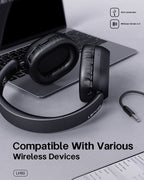 LENYES LH60 Auriculares Bluetooth Cancelación Ruido 40mm Plegables Negro
