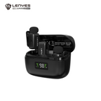 LENYES LM206-L Micrófono Lavalier Inalámbrico Lightning 4.8g Reducción Ruido 20m Negro