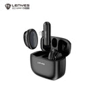 LENYES LM211 Micrófono Lavalier Inalámbrico USB-C 48KHz 24bit AI 50m 21h Negro