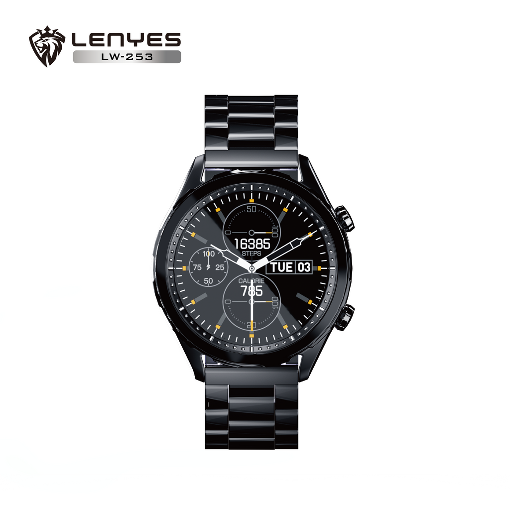 LENYES LW-253 Smartwatch Monitor Salud SpO2 Modos Deportivos 5-7 Días IP67 Negro