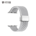 LENYES LWS103 Correa Nylon Trenzado Apple Watch Deportiva Transpirable Universal 38-49mm