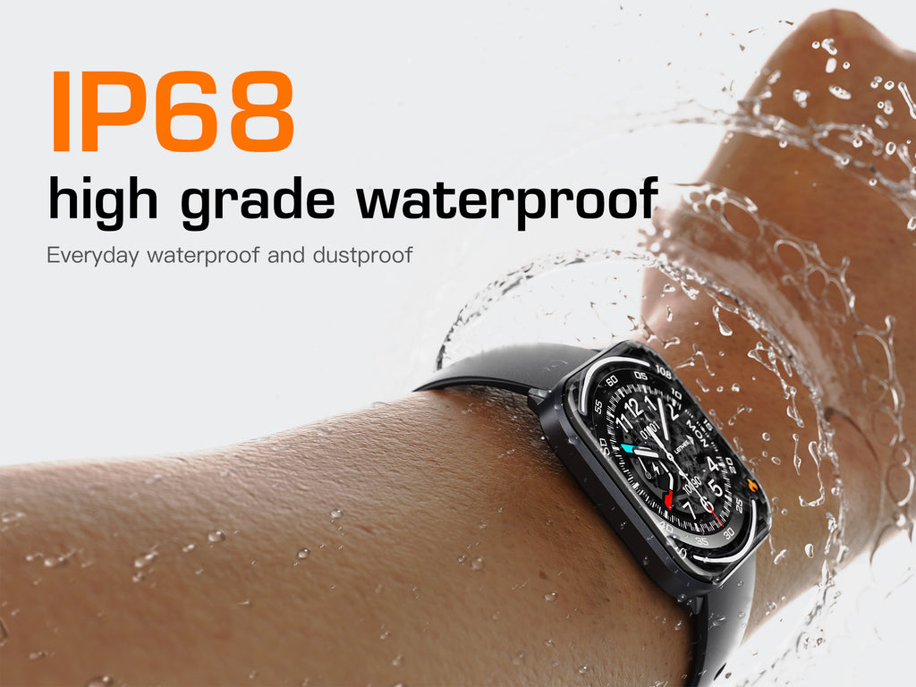 LENYES NEXA Smartwatch Monitor Salud Presión Estrés 7-10 Días IP67 Negro