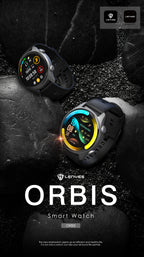LENYES ORBIS Smartwatch Circular Monitor Salud SpO2 Presión 5-8 Días IP67 Negro
